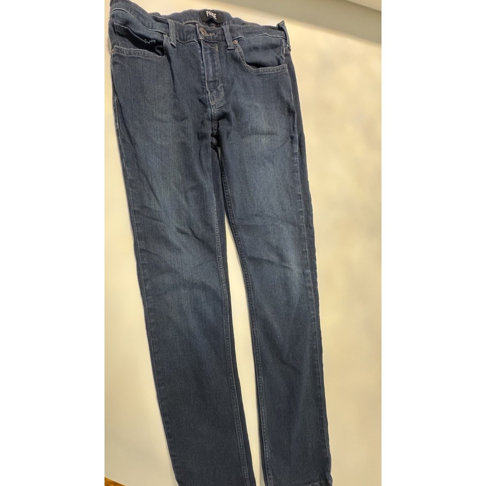 Paige Federal Slim Straight Jeans Mens 29 Cellar Dark Wash Stretch M655521-2948